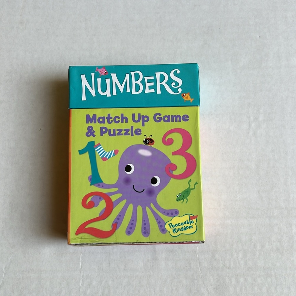 Alex ABC Cards & Numbers Match Game EUC - Picture 6 of 8